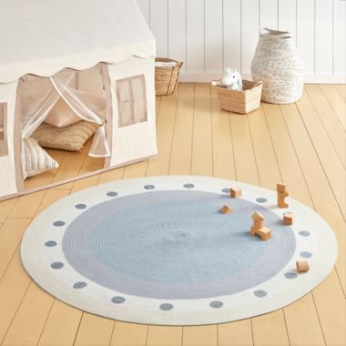 ever &amp; ever&trade; Kids 5' Braided Round Area Rug in High Rise. View a larger version of this product image.