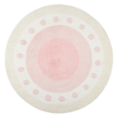 ever &amp; ever&trade; Kids 5' Tufted Round Area Rug in Rosewater Pink