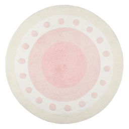 ever & ever™ Kids 5' Tufted Round Area Rug in Rosewater Pink