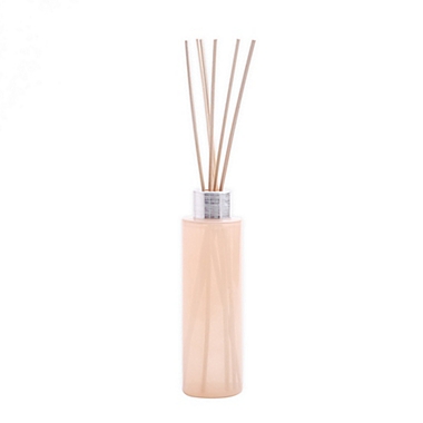Everhome&trade; Amber Musk 3 oz. Milky Glass Diffuser with Reeds in Taupe. View a larger version of this product image.