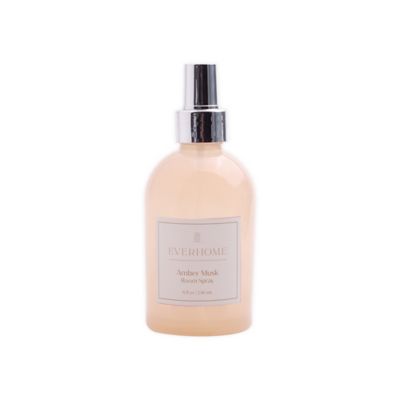 Everhome&trade; Amber Musk 8 oz. Milky Glass Room &amp; Linen Spray in Taupe