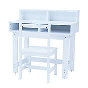 Fantasy Fields Writing Desk with Chair Set in White