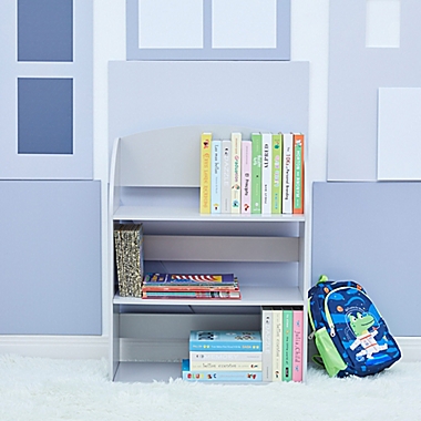 Fantasy Fields by Teamson Kids Plain Bookcase in Grey. View a larger version of this product image.