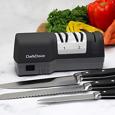 Chef&#39;sChoice&reg; Hybrid&reg; 250 Diamond Hone&reg; Knife Sharpener in Black. View a larger version of this product image.