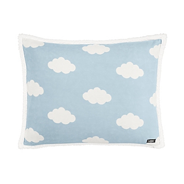 UGG&reg; Avery Cloud 3-Piece Reversible Full/Queen Comforter Set in Cloud Blue. View a larger version of this product image.