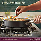 Alternate image 3 for Anolon&reg; Accolade Nonstick Hard Anodized 11-Inch Square Grill Pan in Moonstone