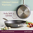 Alternate image 4 for Anolon&reg; Accolade Nonstick Hard Anodized 11-Inch Square Grill Pan in Moonstone