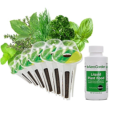 Miracle-Gro&reg; AeroGarden&trade; Gourmet Herb Seeds 6-Pod Kit. View a larger version of this product image.