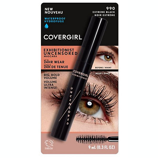 Alternate image 1 for CoverGirl® Exhibitionist Uncensored Waterproof Mascara in 990 Extreme Black