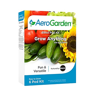 Miracle-Gro&reg; AeroGarden&trade; Grow Anything Seeds 6-Pod Kit. View a larger version of this product image.