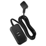 Globe Electric Designer Power Strip USB-A USB-C Charging Port in Black