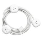 Alternate image 0 for Globe Electric Designer Power Series 9-ft 3-Outlet Interval Extension Cord in White