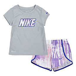 Nike® Size 4T 2-Piece Sprinter T-Shirt and Short Set in Violet
