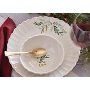 Lenox&reg; French Perle Scallop Holiday Dinnerware Collection