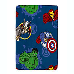 Avengers Fight the Foe Toddler Blanket