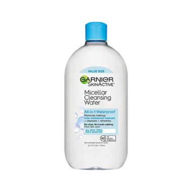 Garnier&reg; SkinActive&reg; 23.7 fl. oz. All-in-1 Waterproof Micellar Water Cleanser. View a larger version of this product image.