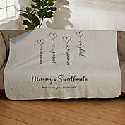 Connected By Love Personalized Quilted Blanket