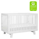 Alternate image 7 for Babyletto Crib Hudson 3-in-1 Convertible Crib in White