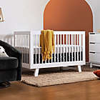 Alternate image 4 for Babyletto Crib Hudson 3-in-1 Convertible Crib in White
