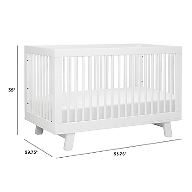 Babyletto Crib Hudson 3-in-1 Convertible Crib in White. View a larger version of this product image.
