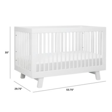 Babyletto Crib Hudson 3-in-1 Convertible Crib in White. View a larger version of this product image.