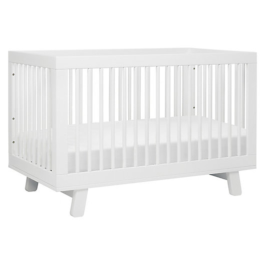 Alternate image 1 for Babyletto Hudson 3-in-1 Convertible Crib in White