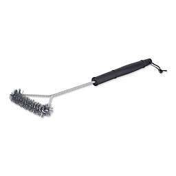 Rustproof Grill Brush with Scraper and Bottle Opener 43 cm Long Grill Brush with Triple Brush Head BOOMASALUU® Premium Grill Brush Made of Stainless Steel