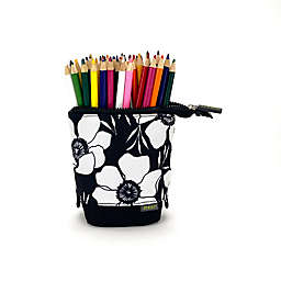 Meori® Pop-Up Pencil and Makeup Organizer Pouch in Floral
