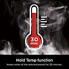 Alternate image 3 for Ninja&reg; KT200C Precision Temperature Electric Kettle in Silver