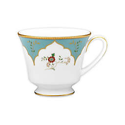 Noritake® Lodi's Morning Teacups in White/Blue (Set of 4)
