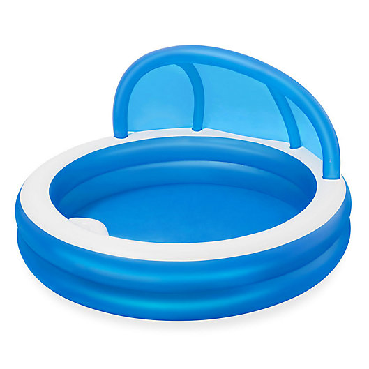bedbathandbeyond.com | Bestway H2OGO! Summer Days 84-Inch x 84-Inch Inflatable Pool in Blue