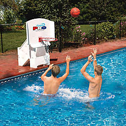 Swimline® Cool Jam Pro Poolside Basketball Game in White