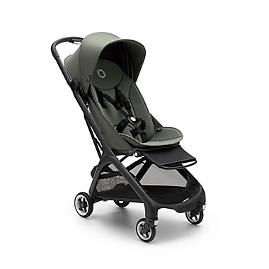 Bugaboo&reg; Butterfly Complete Single Stroller in Black/Forest Green. View a larger version of this product image.