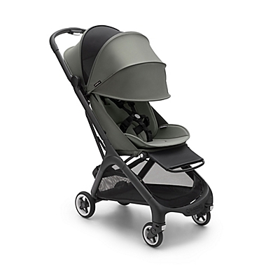 Bugaboo&reg; Butterfly Complete Single Stroller in Black/Forest Green. View a larger version of this product image.