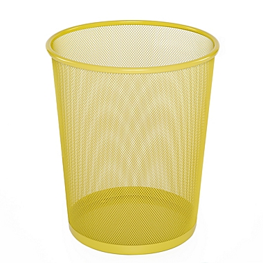 Simply Essential&trade; Mesh Metal 22.7-Liter Wastebasket in Limelight. View a larger version of this product image.