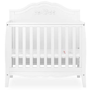 SweetPea Baby Rose 3-in-1 Toddler Bed in White Full 