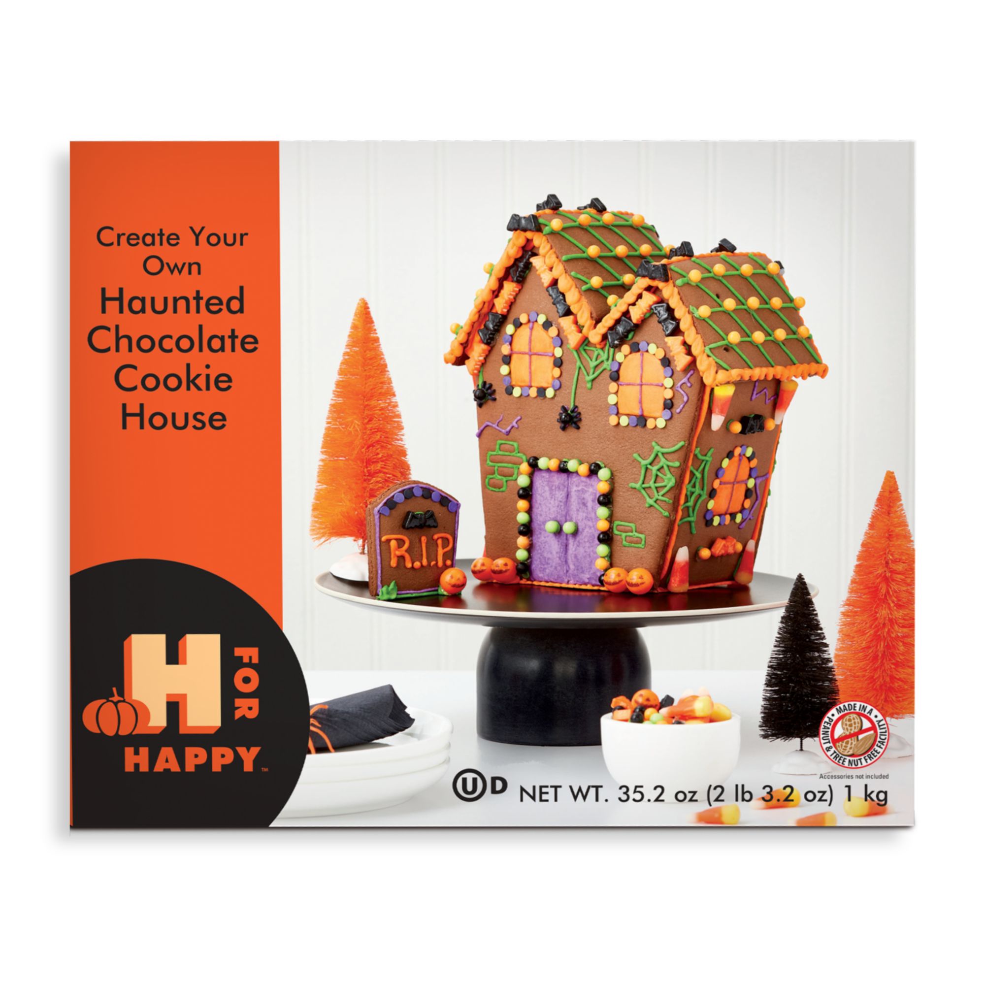 bedbathandbeyond.com | H for Happy™ Halloween Haunted DIY Gingerbread House in Chocolate