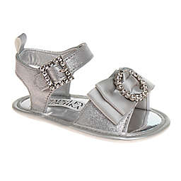 Badgley Mischka® Size 4 Crystal Sandal in Silver