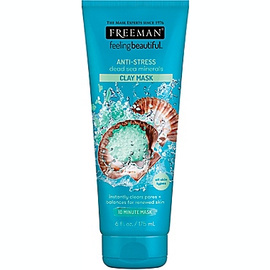 Freeman&reg; Feeling Beautiful 6 fl. oz. Dead Sea Minerals Anti-Stress Clay Mask. View a larger version of this product image.