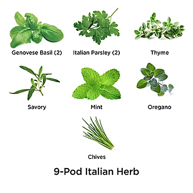Miracle-Gro&reg; AeroGarden&trade; Italian Herb Seeds 9-Pod Kit. View a larger version of this product image.