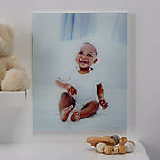 Personalized Baby Photo Vertical Glass Wall Art