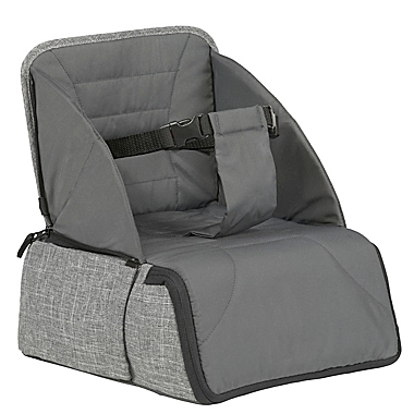 Contours Explore&reg; 2-in-1 Portable Booster Seat and Diaper Bag in Graphite. View a larger version of this product image.