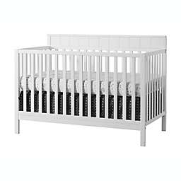 Oxford Baby® Logan 4-in-1 Convertible Crib in Snow White