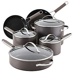 Ayesha Curry™ Hard Anodized Collection Nonstick 10-Piece Cookware Set in Charcoal