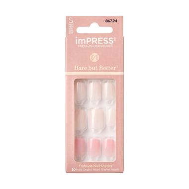 KISS&reg; imPRESS&reg; Short Press-On Manicure&reg; in Effortless Finish (Set of 30). View a larger version of this product image.