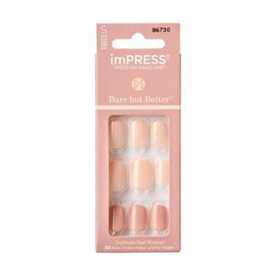 KISS&reg; imPRESS&reg; Short Press-On Manicure&reg; in Simple Pleasure (Set of 30)