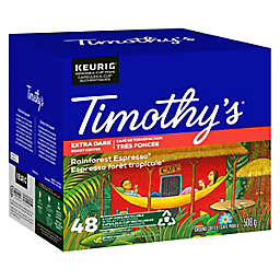 Timothy's® Rainforest Dark Roast Espresso Keurig® K-Cup® Pods 48-Count