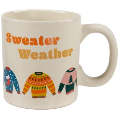 Capelli New York "Sweater Weather" 18 oz.&nbsp;Mug in Ivory. View a larger version of this product image.