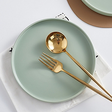 Stone + Lain Stella Salad Plates in Honeydew (Set of 6). View a larger version of this product image.