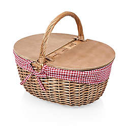Picnic Time® Country Picnic Basket in Red